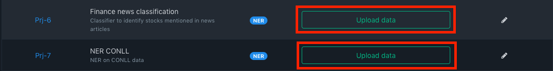 directly uploading data to projects directly uploading data to projects