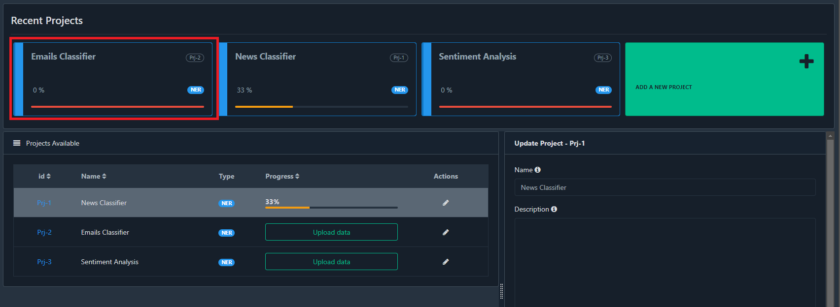 recent project recent project